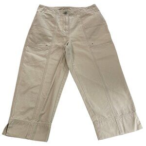 Vintage Y2K Cropped Pants Womens 4 P Lauren Ralph Beach Coastal Granny Petite